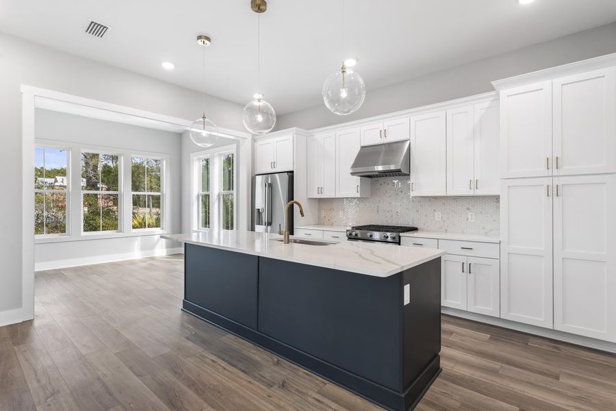 Representative furnished interior of a home built from the Marino by Brock Built in Nautilus Pointe, Inlet Beach (Image 16).