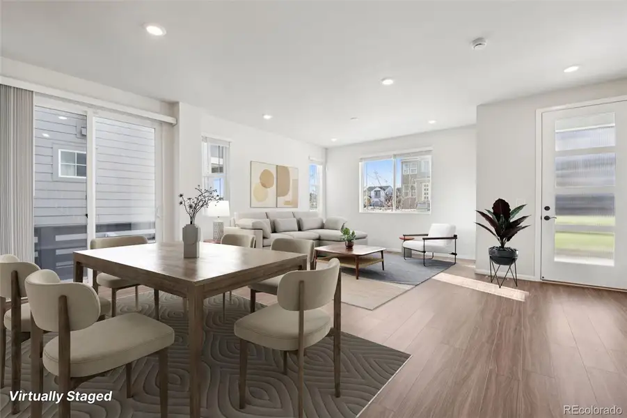 Furnished interior view inside a new home in The Villas Collection at Sterling Ranch, Littleton (Image 5).