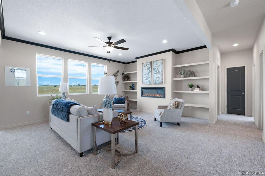 Furnished interior view inside a new home in , Pueblo West (Image 6).