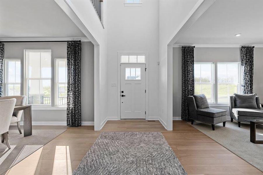 Image 14 representing the Normandy with a Side Entry Garage by Ryan Homes in Everly Estates, Spartanburg, SC.