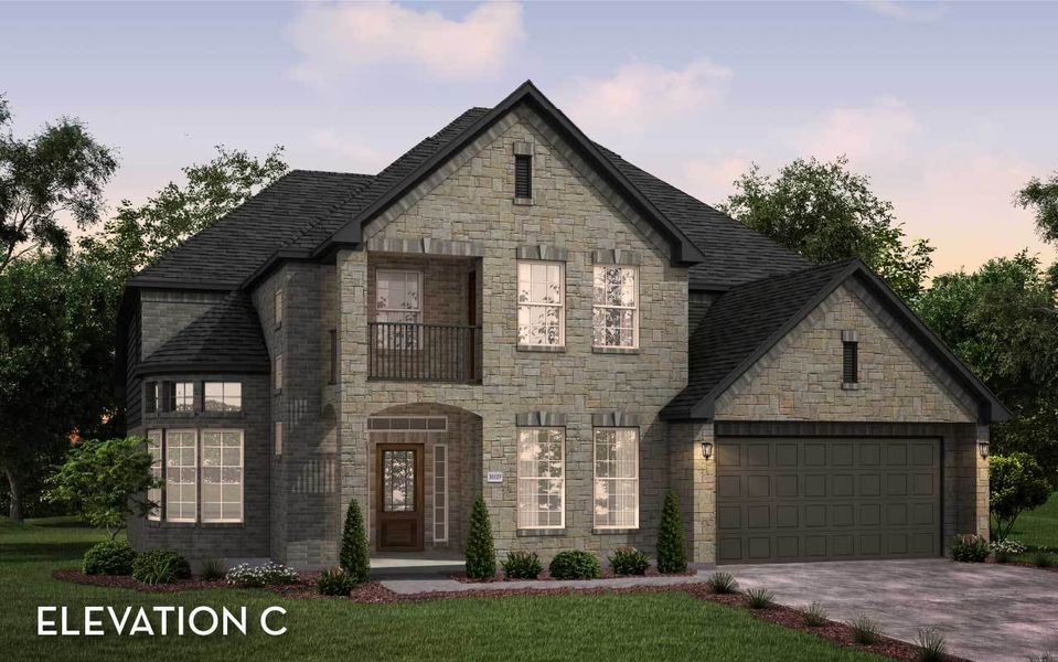 Representative exterior photo of a completed home built from the Sausalito by CastleRock Communities in Horizon Lakes, McLendon-Chisholm, TX (Image 21). Representative exterior photo of a completed home built from the Sausalito by CastleRock Communities in Horizon Lakes, McLendon-Chisholm, TX (Image 21).