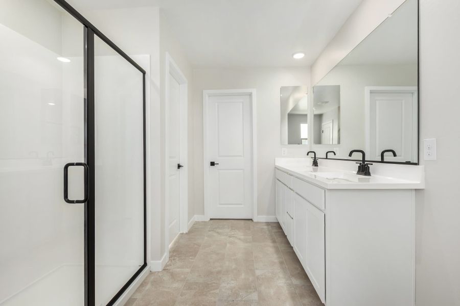 Furnished interior view inside a new home in Solvida at Estrella, Goodyear (Image 11).