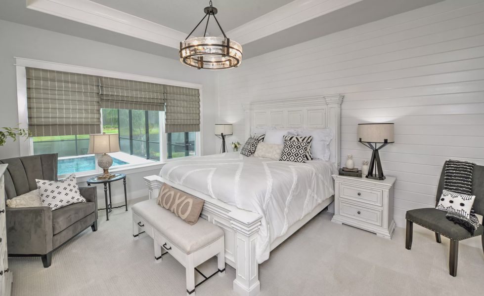 Furnished interior view inside a new home in Plantation Bay, Ormond Beach (Image 24).