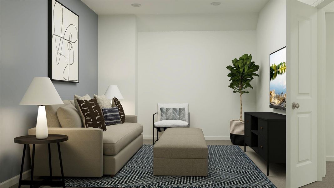 Furnished interior view inside a new home in The Preserve at Rosenberg, Rosenberg (Image 6).