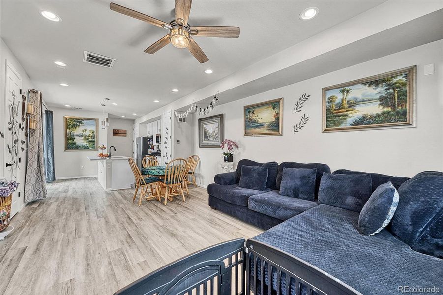 Furnished interior view inside a new home in Urban Collection at Copperleaf, Aurora (Image 15).