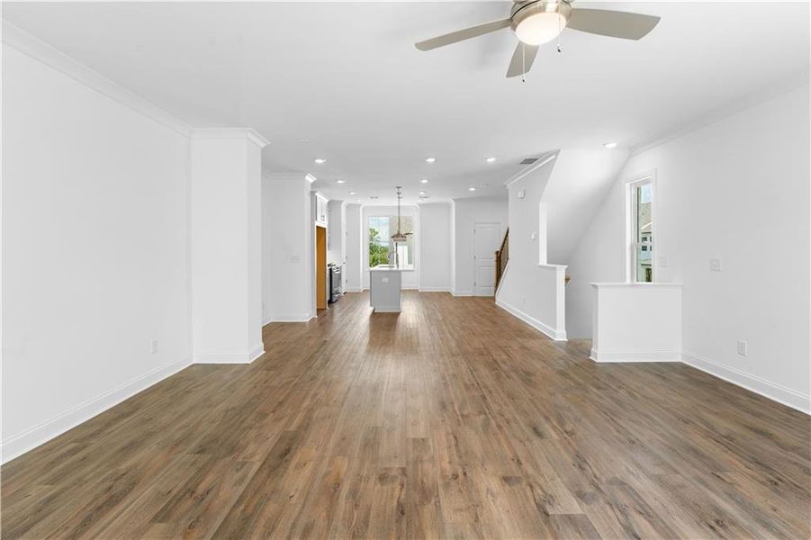 Spacious, unfurnished interior of a new home in Millcroft Townhomes, Buford (Image 19).