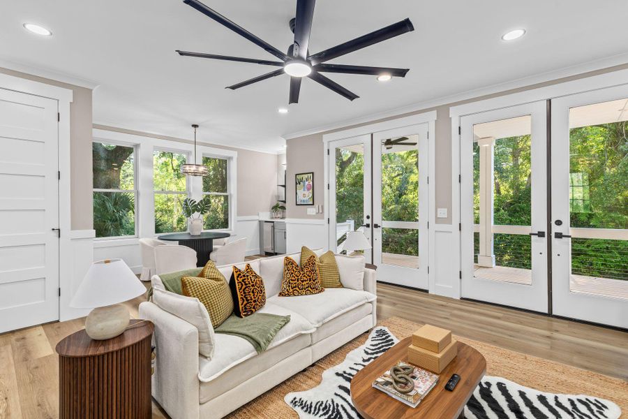 Furnished interior view inside a new home in , Charleston (Image 42). Furnished interior view inside a new home in , Charleston (Image 42).