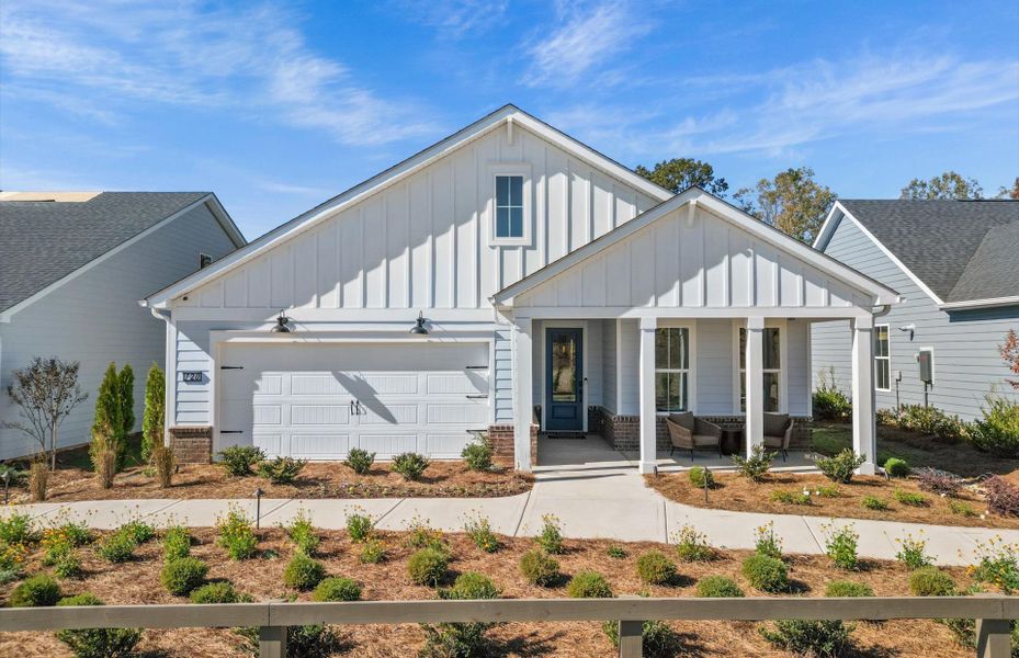 Representative exterior photo of a completed home built from the Mystique by Del Webb in Del Webb Greenville, Greenville, SC (Image 22).