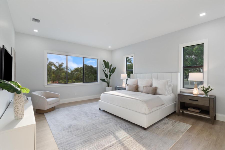 Furnished interior view inside a new home in , West Palm Beach (Image 14).