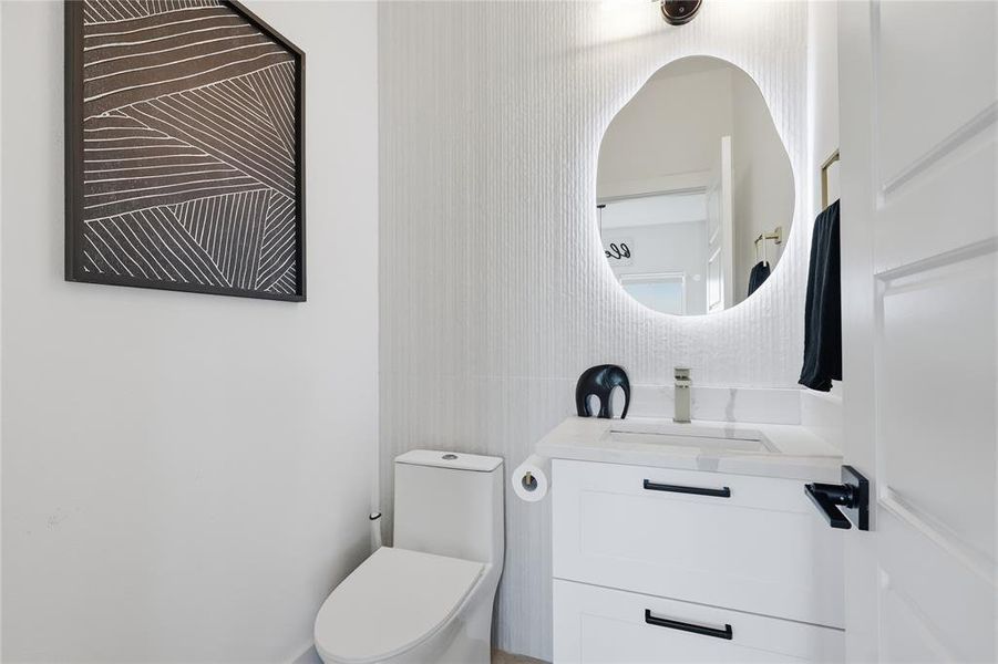 Furnished interior view inside a new home in , Dallas (Image 18).