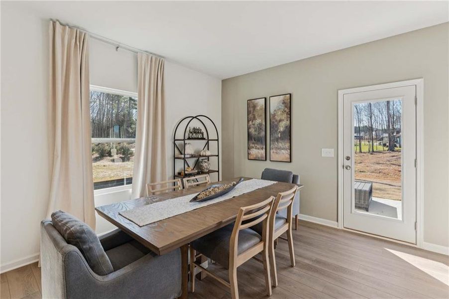 Furnished interior view inside a new home in , Dallas (Image 34).