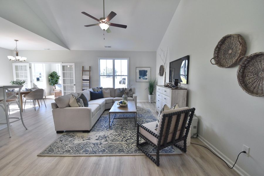 Furnished interior view inside a new home in Patriot’s Watch, Hampstead (Image 6).