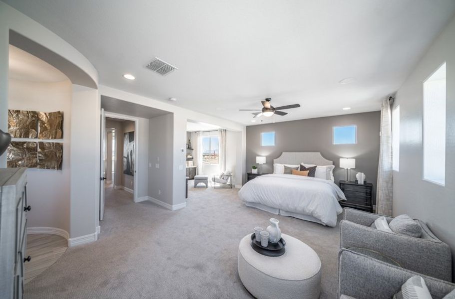 Furnished interior view inside a new home in Allen Ranches, Litchfield Park (Image 4).