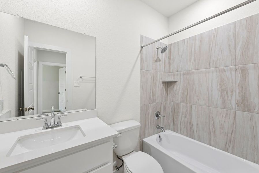 Furnished interior view inside a new home in Park Hill Commons, San Antonio (Image 11). Furnished interior view inside a new home in Park Hill Commons, San Antonio (Image 11).