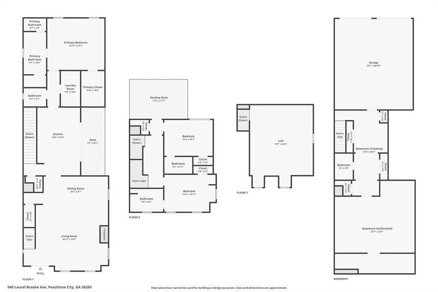 2D floor plan layout of this home in Laurel Brooke, Peachtree City, GA (Image 4). 2D floor plan layout of this home in Laurel Brooke, Peachtree City, GA (Image 4).