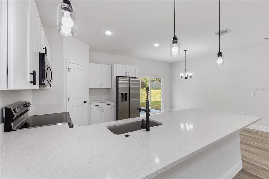 Furnished interior view inside a new home in , Ocala (Image 1).