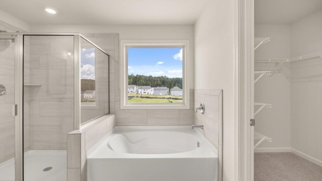 Furnished interior view inside a new home in Hamptons at Riverwood East, Dallas (Image 11).