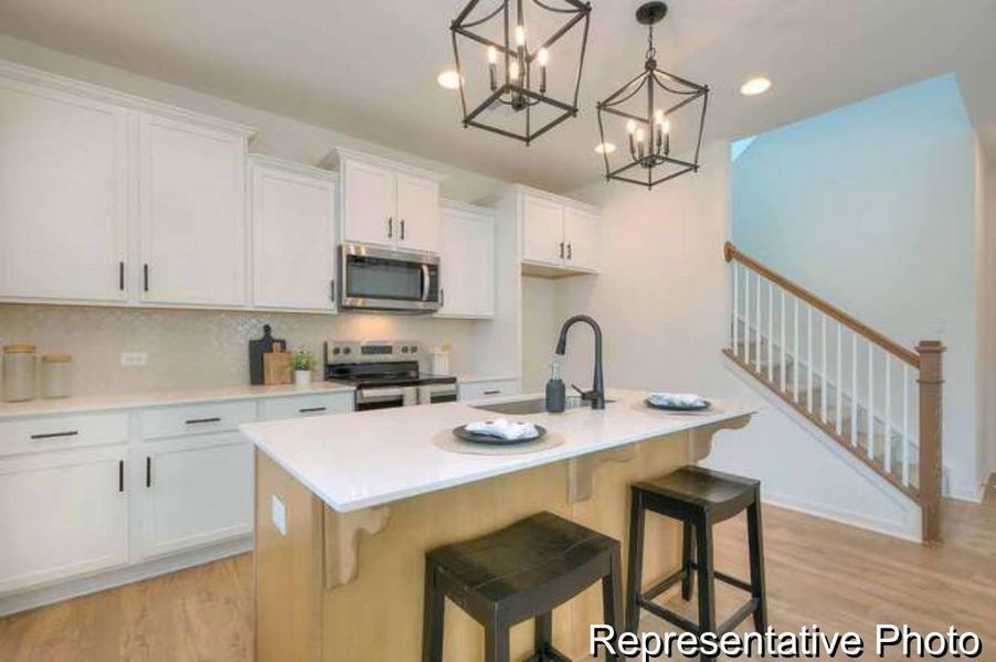 Furnished interior view inside a new home in Reedy Fork Middleton, Greensboro (Image 2).