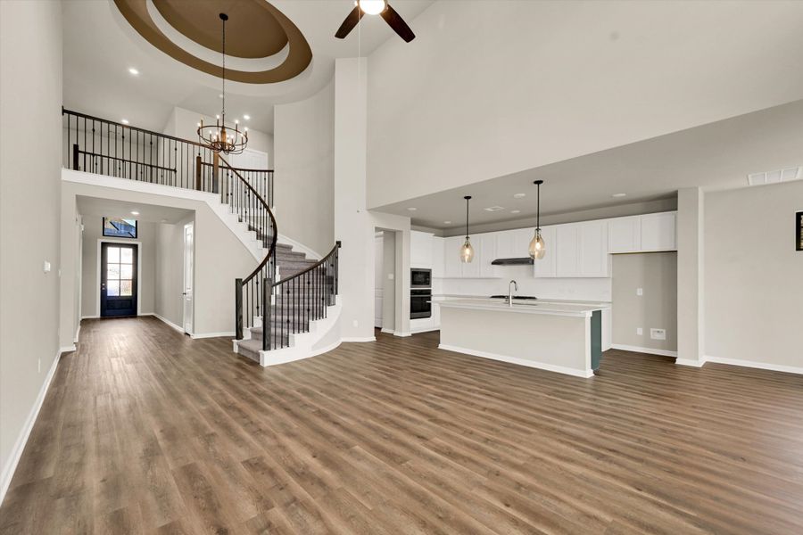 Furnished interior view inside a new home in Sunterra 50s, Katy (Image 6). Furnished interior view inside a new home in Sunterra 50s, Katy (Image 6).