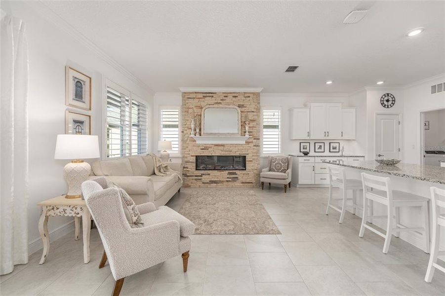 Furnished interior view inside a new home in , Ocala (Image 37).
