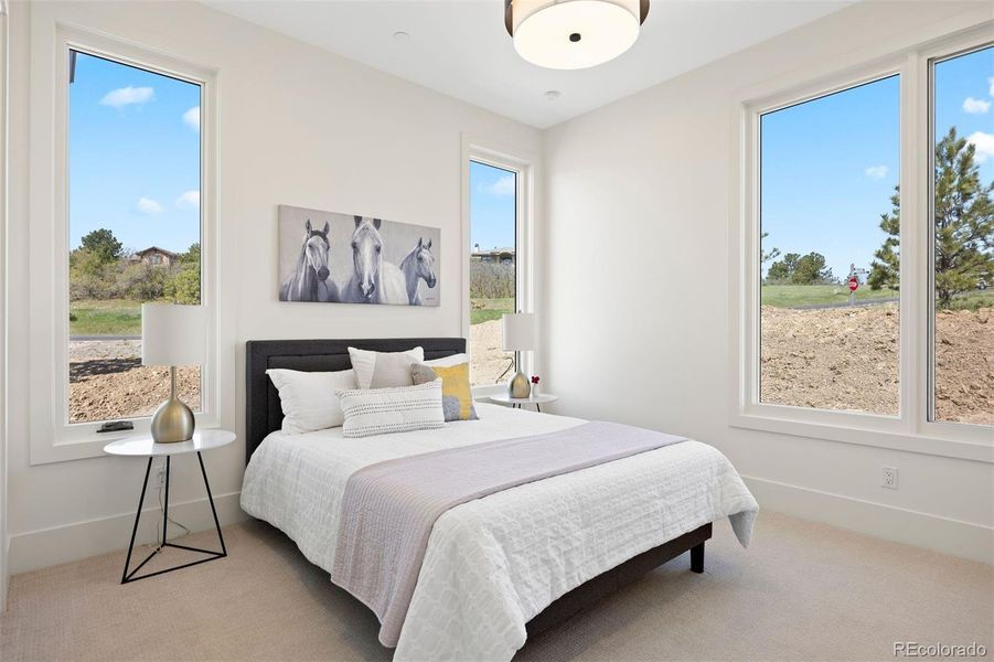 Furnished interior view inside a new home in , Castle Rock (Image 10).