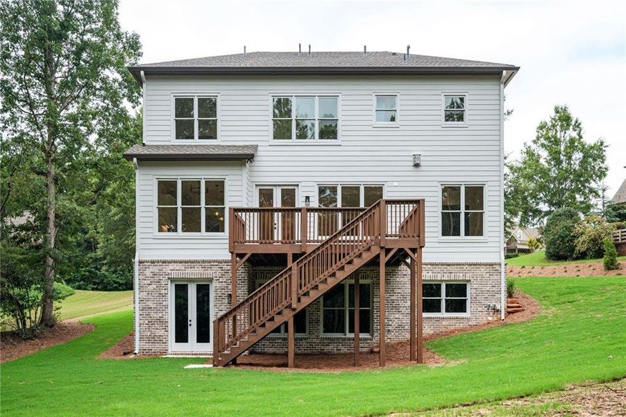 Front exterior of a new home in , Monroe, GA, highlighting curb appeal (Image 2). Front exterior of a new home in , Monroe, GA, highlighting curb appeal (Image 2).