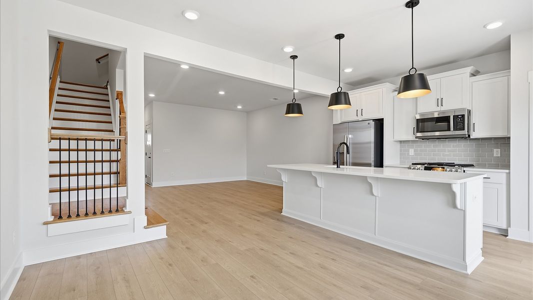 Thoughtfully designed breakfast area ideal for casual gatherings and family dinners