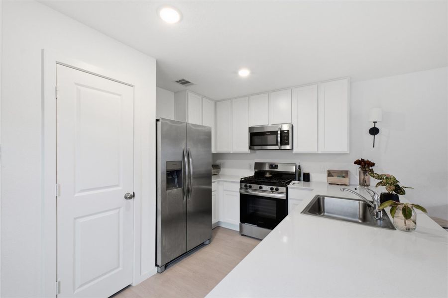 Furnished interior view inside a new home in Tavola, New Caney (Image 8).