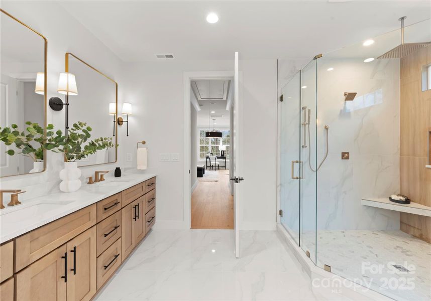 Furnished interior view inside a new home in , Charlotte (Image 34).