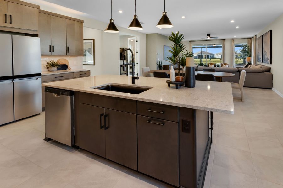 Representative furnished interior of a home built from the Barbados by Mattamy Homes in RiverTown, St. Johns (Image 5).