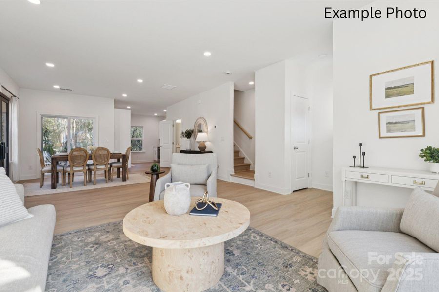 Furnished interior view inside a new home in , Charlotte (Image 9).