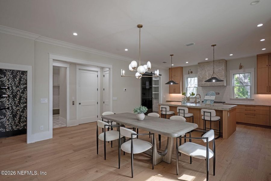 Furnished interior view inside a new home in , Jacksonville (Image 80).
