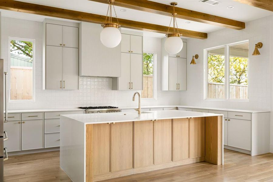 Furnished interior view inside a new home in , Dallas (Image 7).