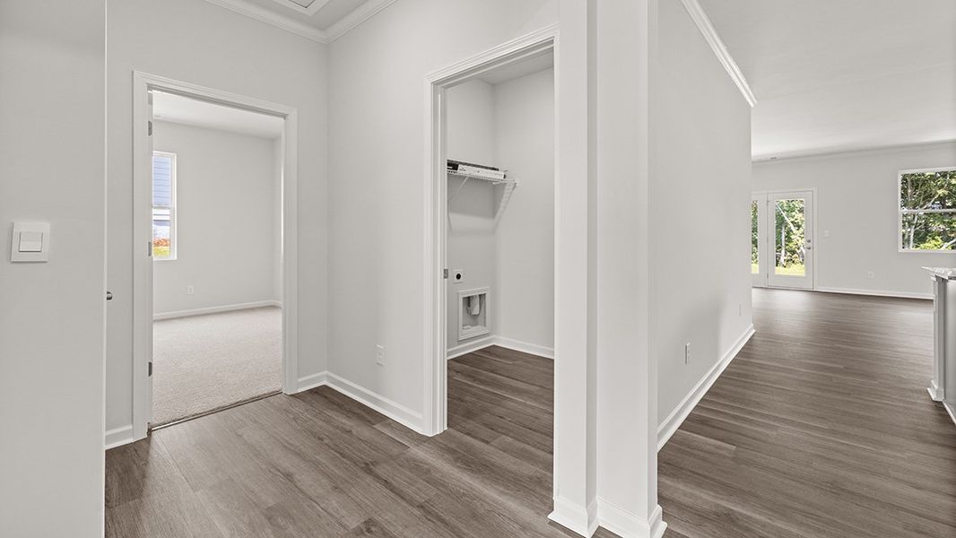 Representative unfurnished interior of a home built from the CALI by D.R. Horton in Lost Creek, Dallas (Image 17).