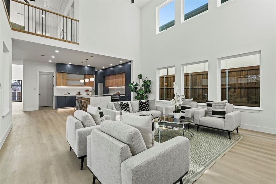 Furnished interior view inside a new home in , Dallas (Image 8).