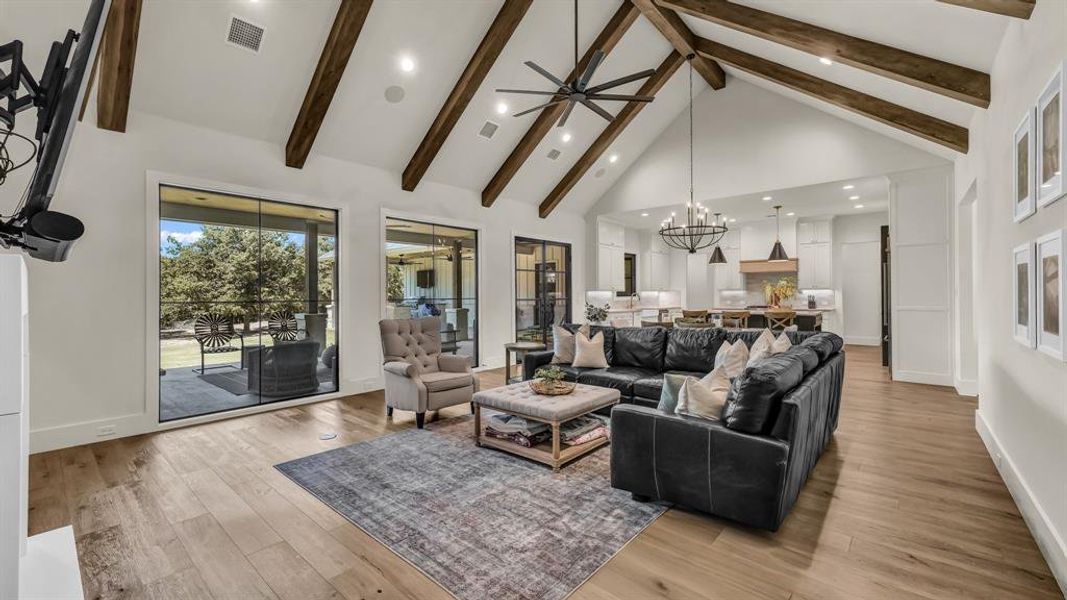 Furnished interior view inside a new home in , Weatherford (Image 33).