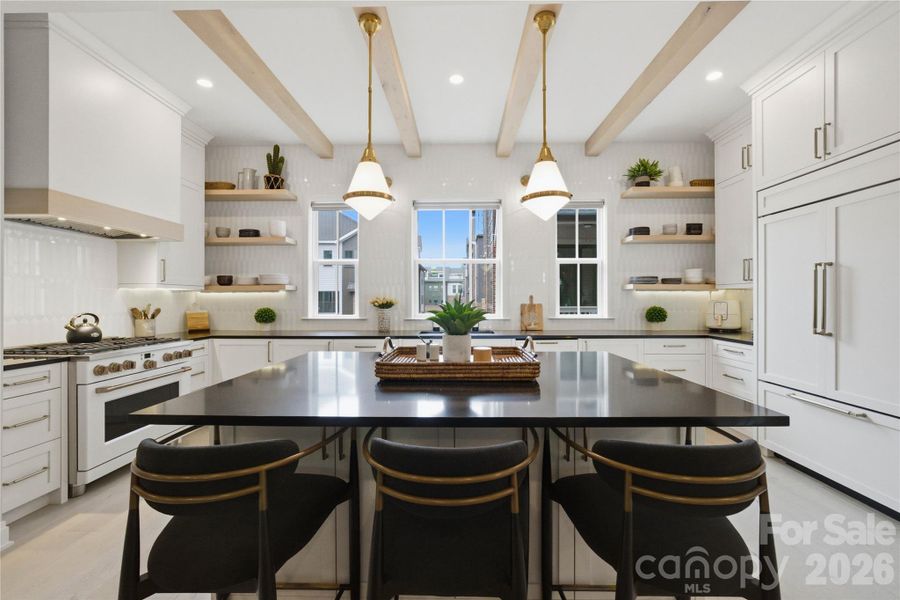 Furnished interior view inside a new home in , Charlotte (Image 26).