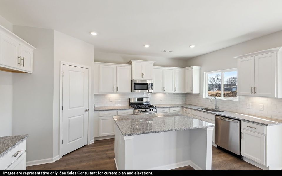 Representative furnished interior of a home built from the Magellan by CastleRock Communities in McCain's Station, Gallatin (Image 5).