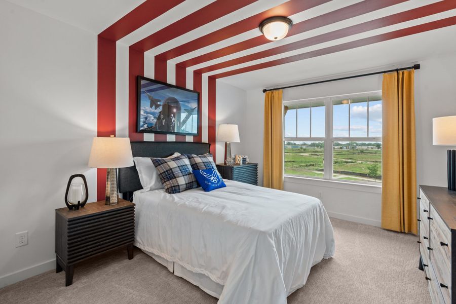 Furnished interior view inside a new home in The Crossvine – Garden Homes, Schertz (Image 25).