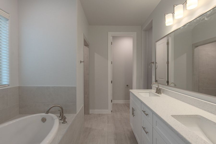 Furnished interior view inside a new home in Emerald Estates, El Paso (Image 14).