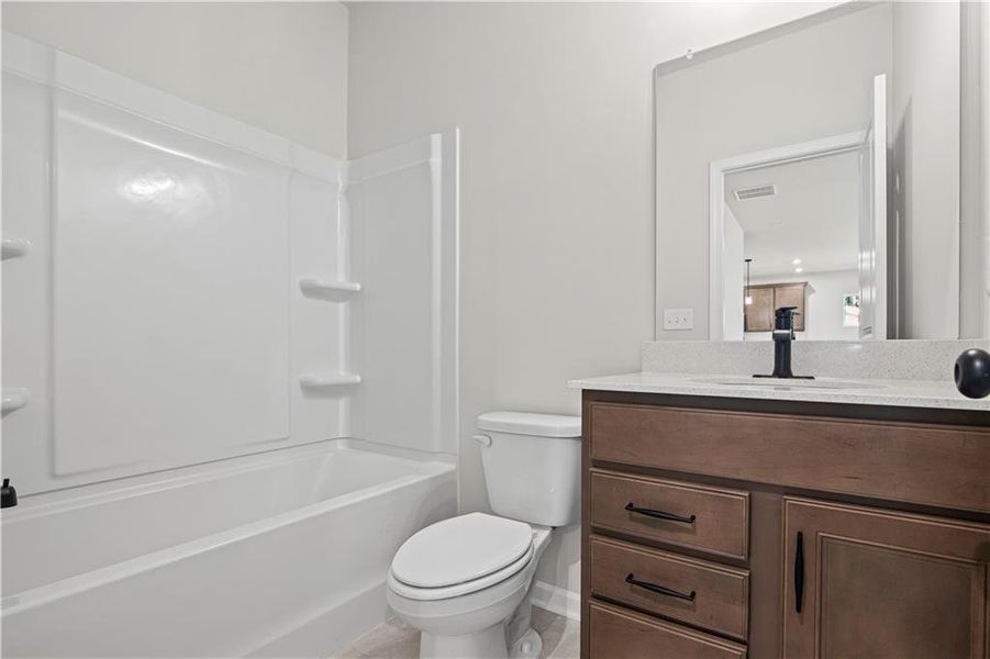 Furnished interior view inside a new home in Briar Creek, Atlanta (Image 9).