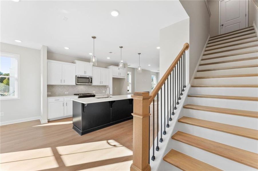 Furnished interior view inside a new home in East Park Village, Kennesaw (Image 13).