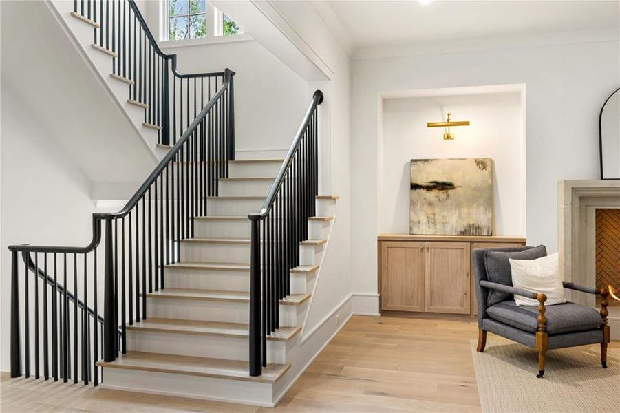 Furnished interior view inside a new home in , Atlanta (Image 12).