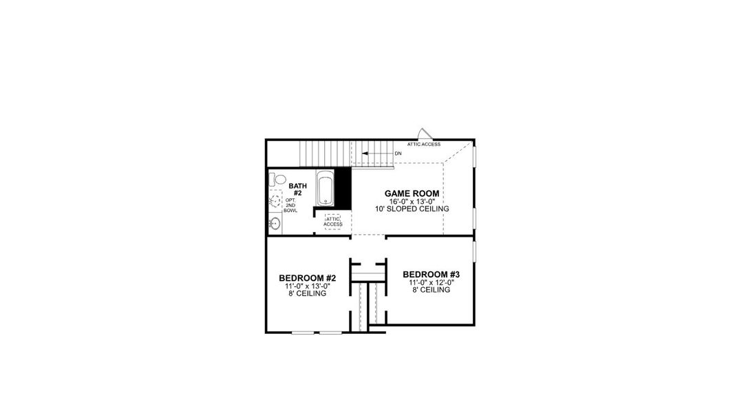 2D floor plan layout of this home in Elevon, Lavon, TX (Image 4). 2D floor plan layout of this home in Elevon, Lavon, TX (Image 4).