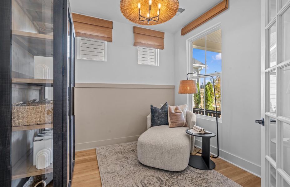Representative furnished interior of a home built from the Contour by Del Webb in Del Webb Greenville, Greenville (Image 6).