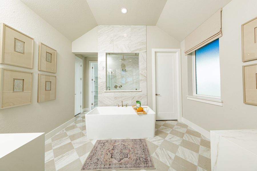 Furnished interior view inside a new home in ARTAVIA, Conroe (Image 11).