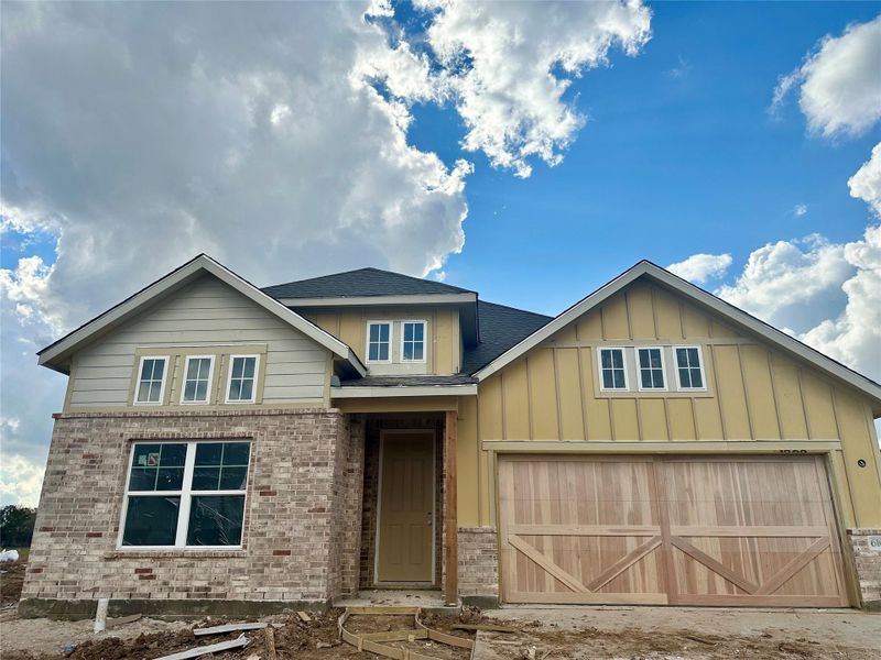 In-progress construction of a new home in Katy Lakes, Katy, TX (Image 16). In-progress construction of a new home in Katy Lakes, Katy, TX (Image 16).