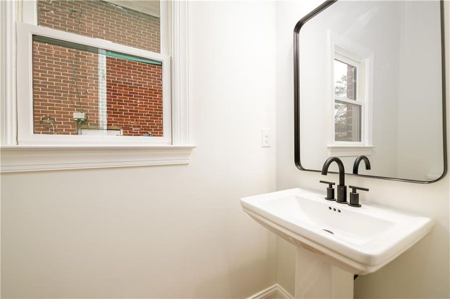 Close-up of interior finishes inside a home in , Atlanta (Image 12).