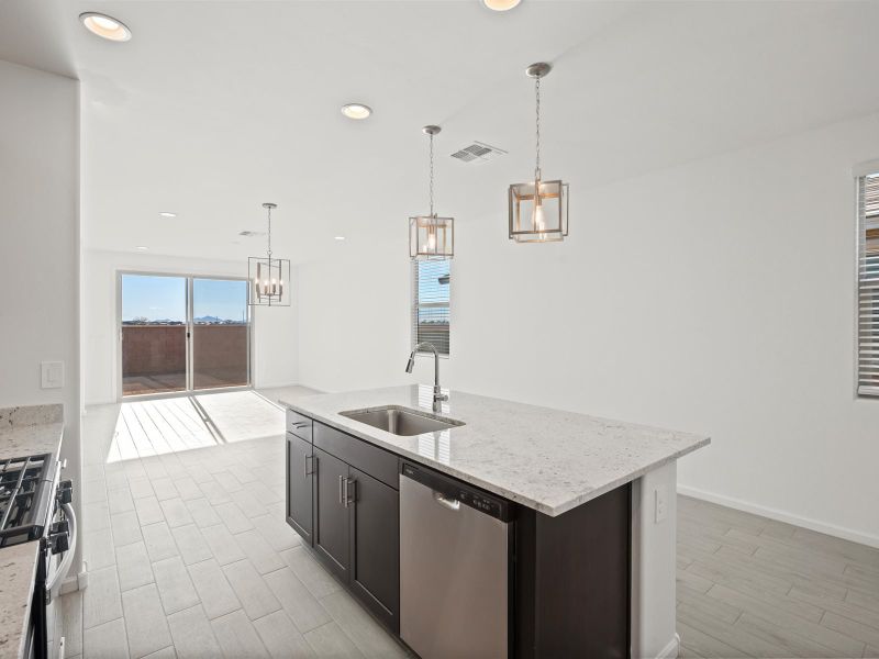 Furnished interior view inside a new home in Mandarina - Signature Series, Marana (Image 5).