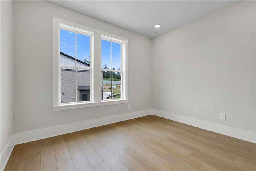 Spacious, unfurnished interior of a new home in Echo Park, Suwanee (Image 21). Spacious, unfurnished interior of a new home in Echo Park, Suwanee (Image 21).